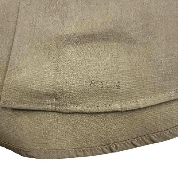 US Navy Flying Cross Uniform Shirt Mens L Khaki Classic Regulation Perma Press - Picture 6 of 11